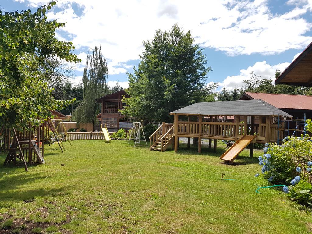Cabanas Santa Maria Пукон Экстерьер фото